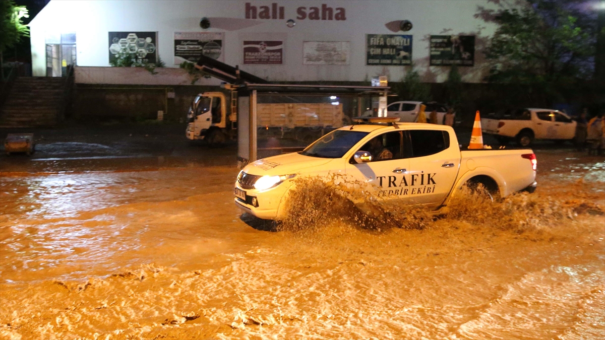 Kayseri'de Sağanak Etkili Oldu