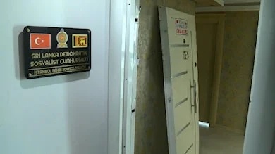 İstanbul’daki Sri Lanka Fahri Başkonsolosluğu’nda olaylı tahliye