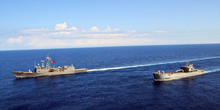 Türk Ve Libya Askeri Gemileri Arasında Ortak Eğitim