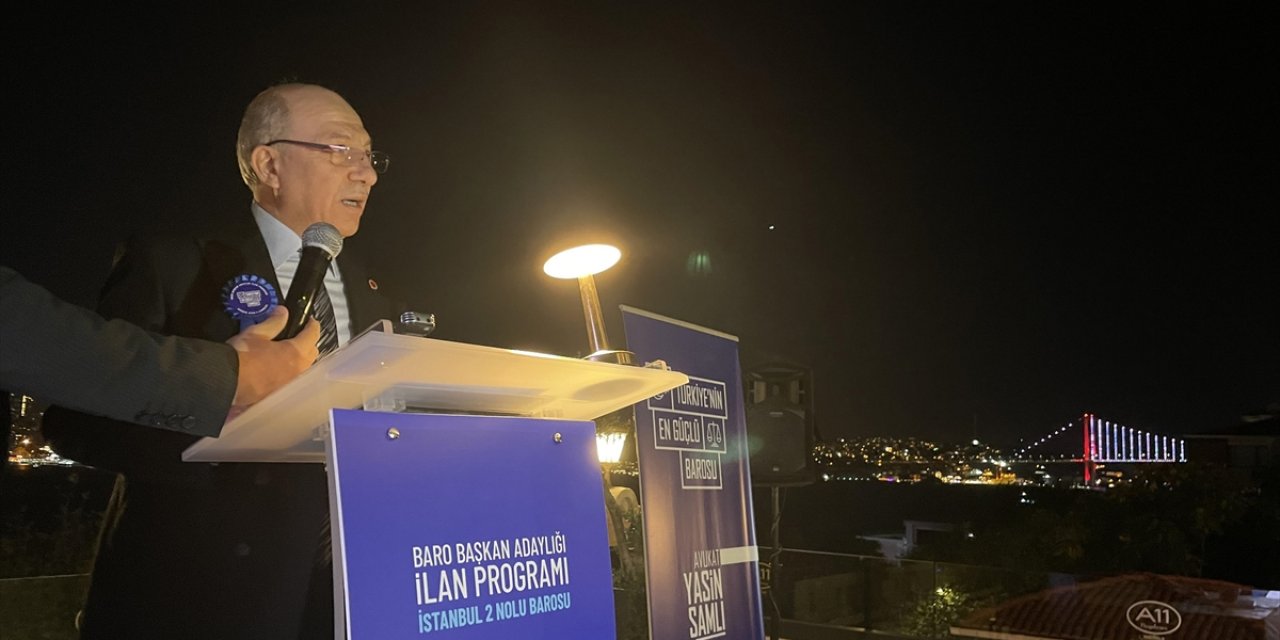 İstanbul 2 Nolu Barosu Başkanı Şamlı, Yeniden Adaylığını Açıkladı