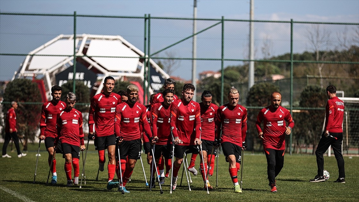 Ampute Futbol Milli Takımı'nda Gözler Meksika Maçına Çevrildi