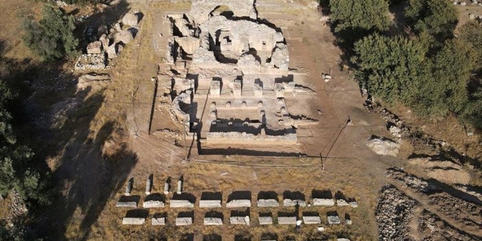 Euromos Antik Kenti'ndeki Geç Roma Hamamı Turizme Kazandırıldı