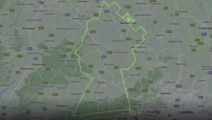 Unutulmaz uçuş! Radarı görenler gözlerine inanamadı