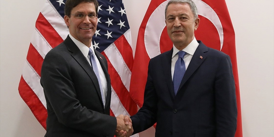 Bakan Akar İle Abd Savunma Bakanı Vekili Esper Görüştü