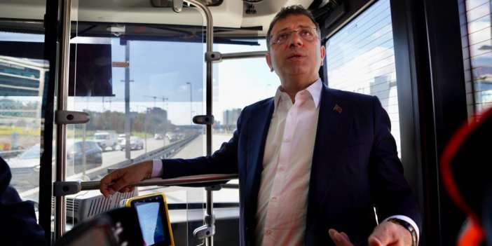 İMAMOĞLU: TÜM METROBÜS YOLUNDA  BU KONFORU SAĞLAMAK İSTİYORUZ