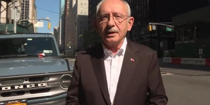 Kılıçdaroğlu TÜRKEN Vakfı'nın gökdeleninin önünden Erdoğan'a meydan okudu