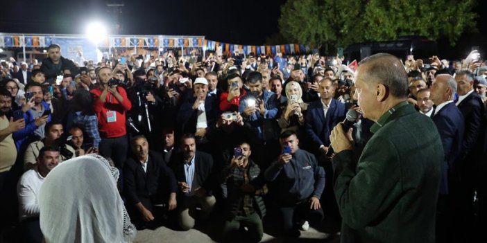 Erdoğan, Silvan'da Vatandaşlarla Bir Araya Geldi