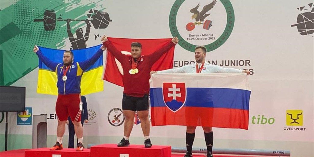 Gençler Ve 23 Yaş Altı Avrupa Halter Şampiyonası'nda Milli Sporcu Ali Oflaz Avrupa Şampiyonu Oldu