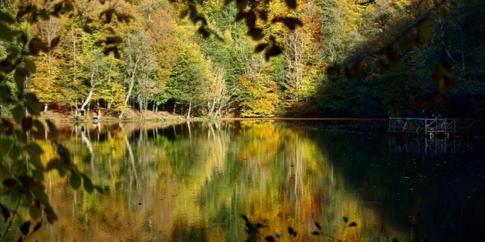 Yedigöller Ziyaretçilerini Sonbahar Renkleriyle Ağırlıyor