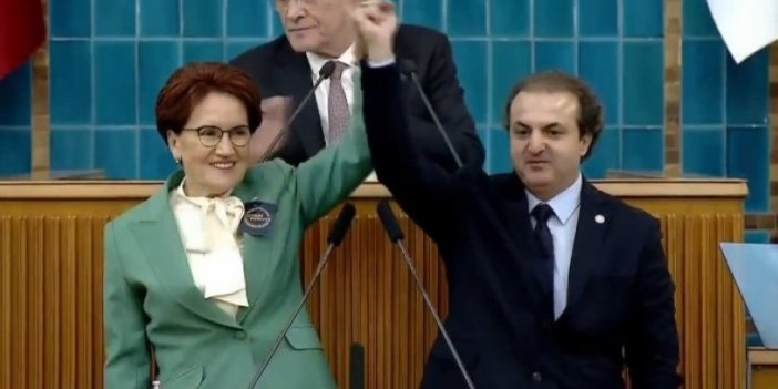 Akşener, Miroğlu'na Rozet Taktı