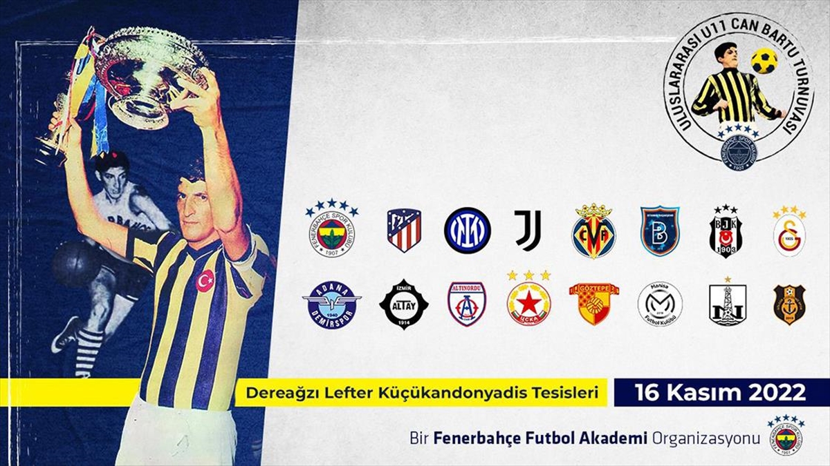 Uluslararası Can Bartu Turnuvası'na Dünyaca Ünlü Kulüpler Katılacak
