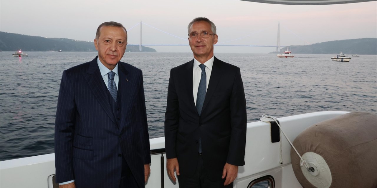 Cumhurbaşkanı Erdoğan, Nato Genel Sekreteri Stoltenberg'i Kabul Etti