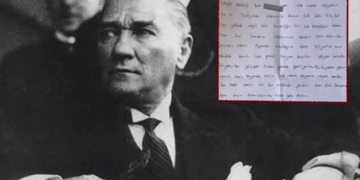 İlkokul Öğrencisinin Atatürk'e mektubu yürek burktu!