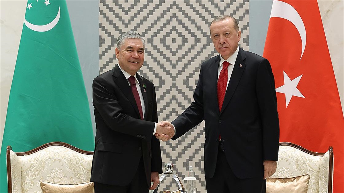 Cumhurbaşkanı Erdoğan, Türkmenistan Halk Maslahatı Başkanı Berdimuhamedov İle Görüştü