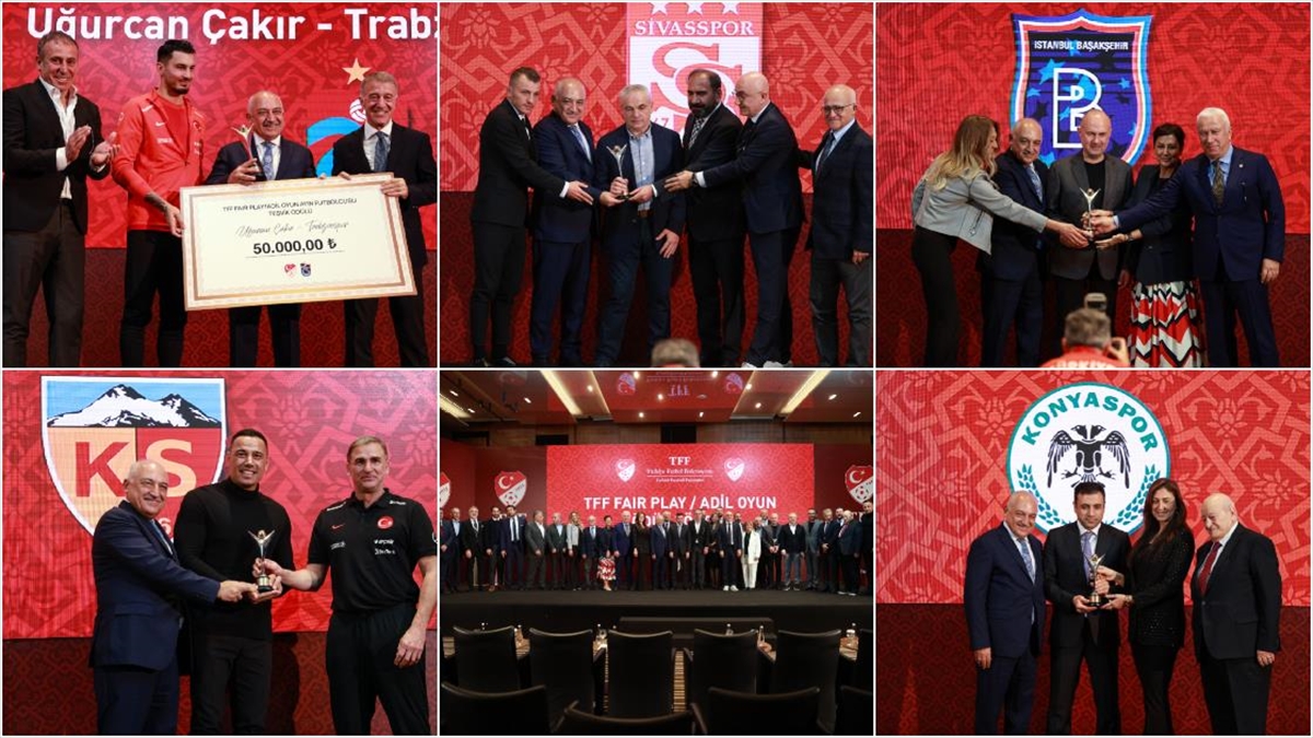 Tff Fair-play/adil Oyun Ödülleri Sahiplerini Buldu