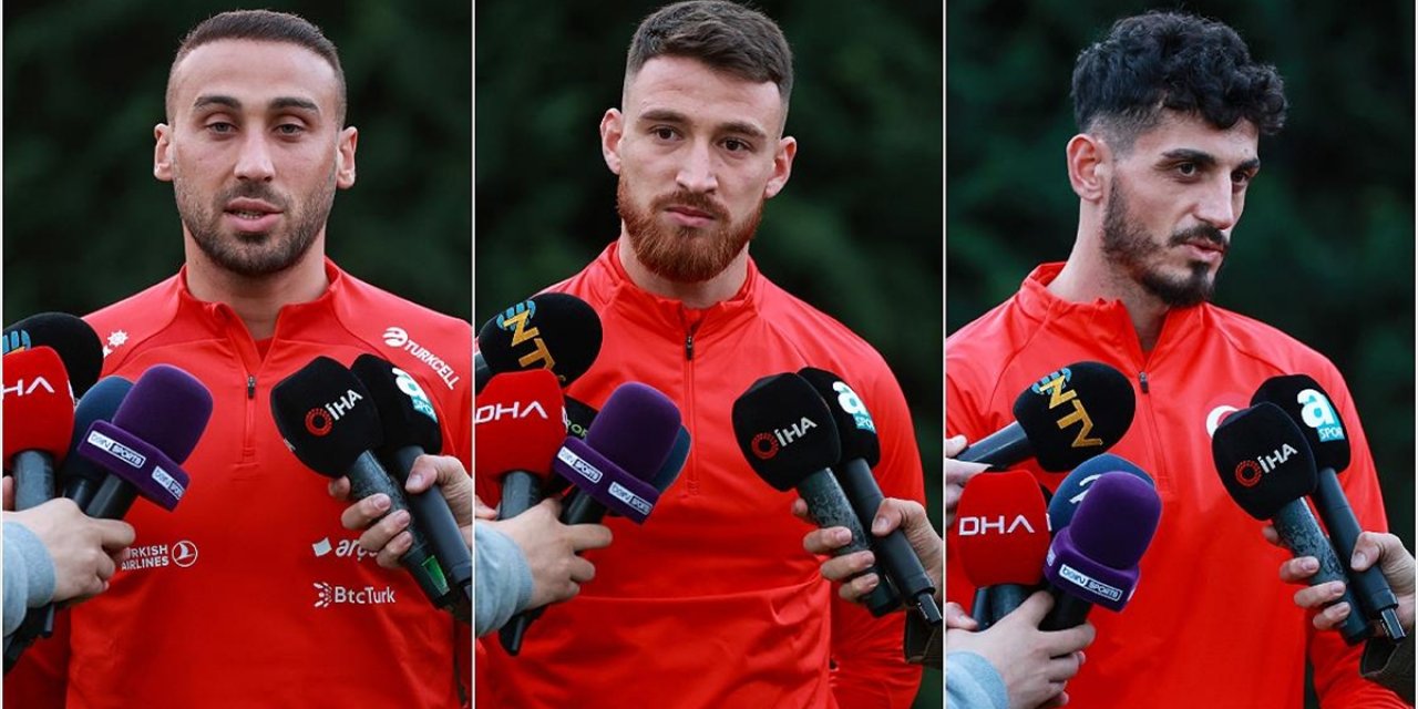 A Milli Takım Oyuncuları, İskoçya Ve Çekya Maçlarıyla İlgili Açıklamalarda Bulundu