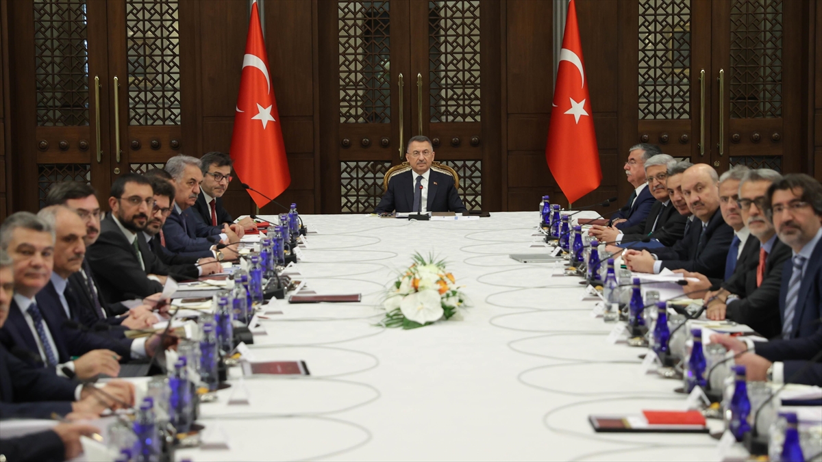 Cumhurbaşkanı Yardımcısı Oktay Başkanlığında Toplantı Düzenlendi