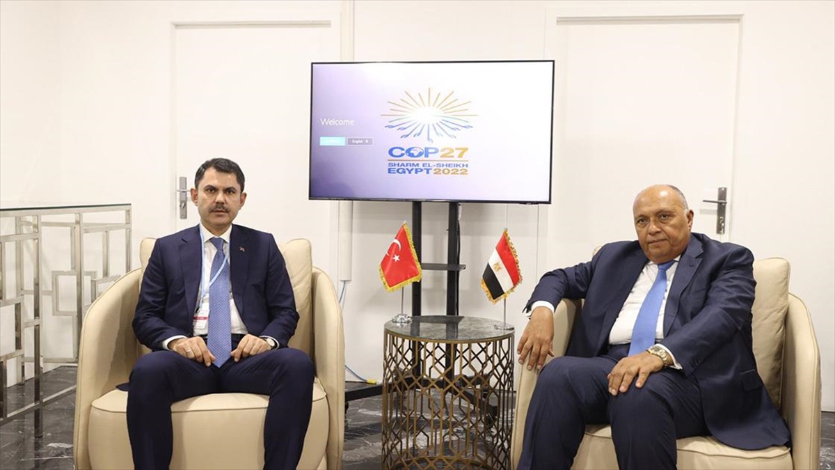 Bakan Kurum: Mısır Dışişleri Bakanı Ve Cop27 Başkanı Şukri İle Olumlu Ve Verimli Bir Görüşme Gerçekleştirdik