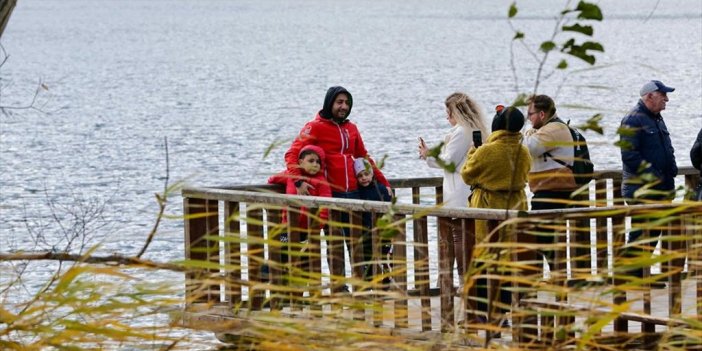 Gölcük Tabiat Parkı'nda Ara Tatil Yoğunluğu