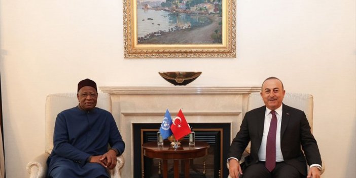 Çavuşoğlu, Bm Libya Özel Temsilcisi Bathily'i Kabul Etti