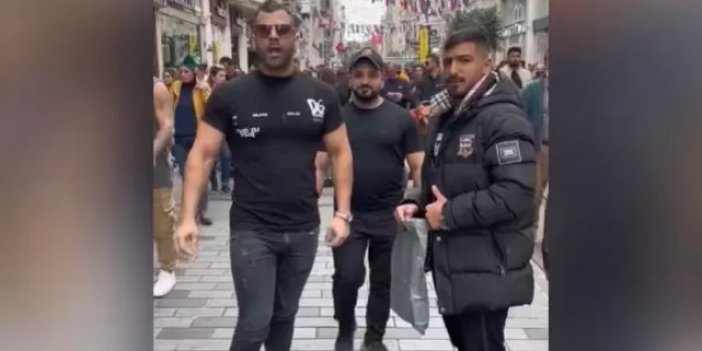 İstiklal Caddesinde Milletle Dalga Geçen Yabancı Gözaltına Alındı