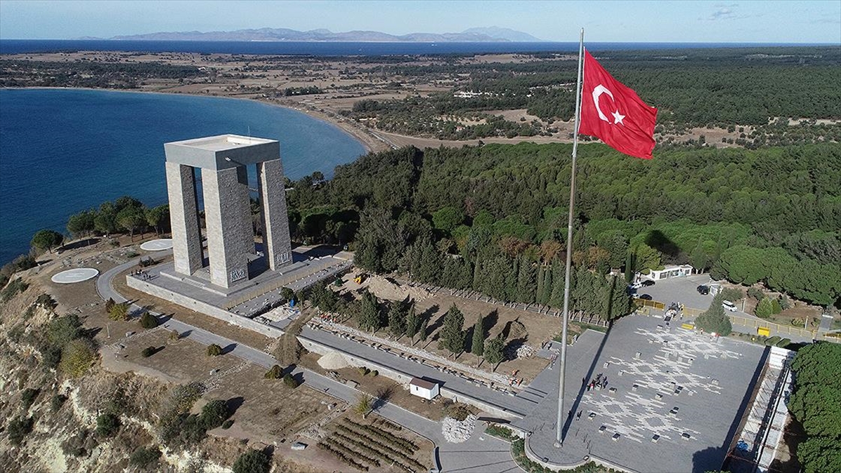 Çanakkale Şehitler Abidesi Türkiye Cumhuriyeti'nin 100. Yıl Dönümüne Hazırlanıyor