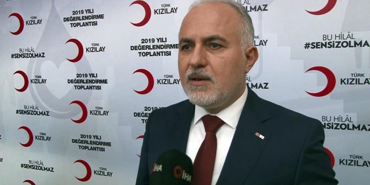 Türk Kızılay Başkanı Kınık'tan depremle ilgili açıklama