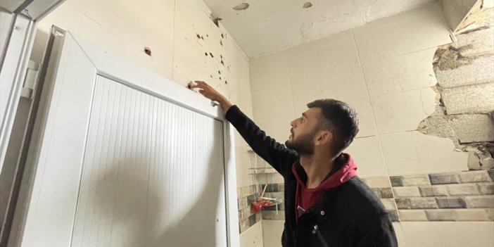 Ypg/pkk'lı Teröristlerin Harabeye Çevirdiği Evine İlk Kez Girdi