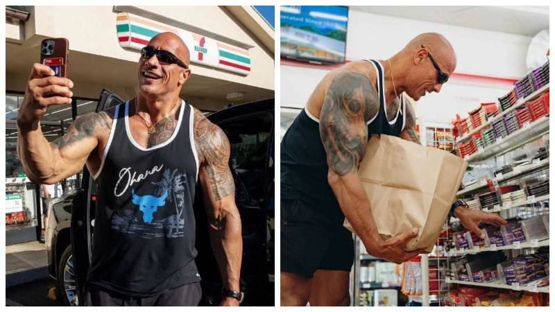 Dwayne Johnson, geçmişte hırsızlık yaptığı marketteki tüm çikolata barlarını satın aldı