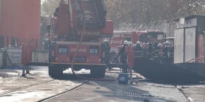 Samsun Limanı'nda yağ tankında patlama