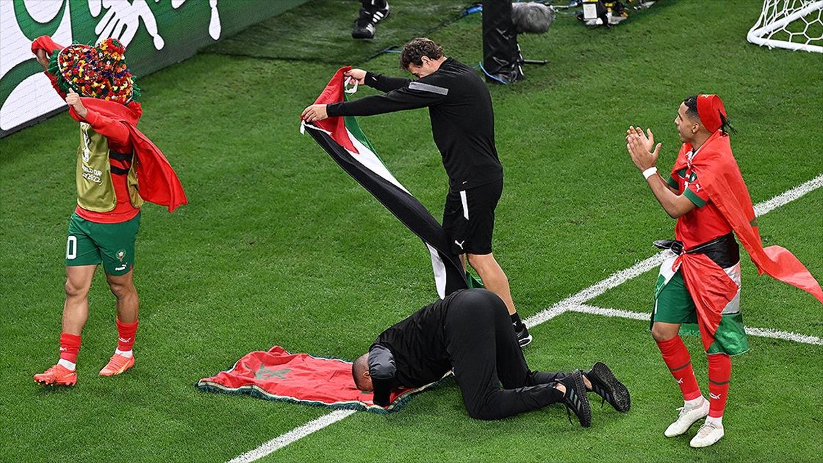 Katar'daki Dünya Kupası Uluslararası Alanda Filistin'le Dayanışmanın Sahnesi Oldu