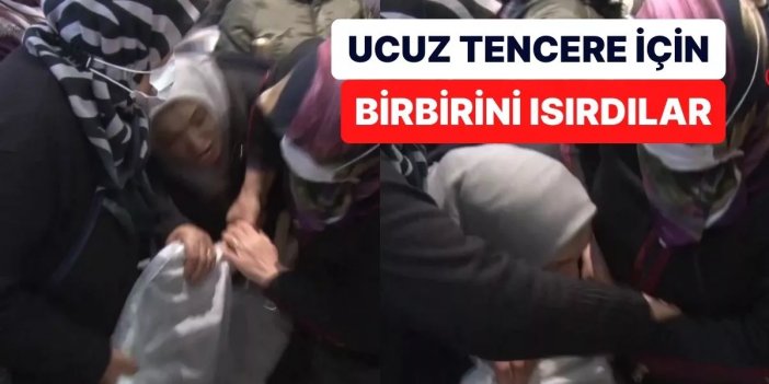 Ucuzluk kuyruğunda ilginç anlar