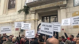 Veliler eylem yaptı: Kirli ellerinizi çekin