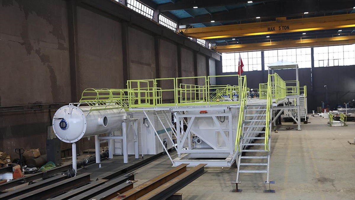 Gabar Petrolünde Kullanılacak Çamur Tankları Ankara'da Üretiliyor