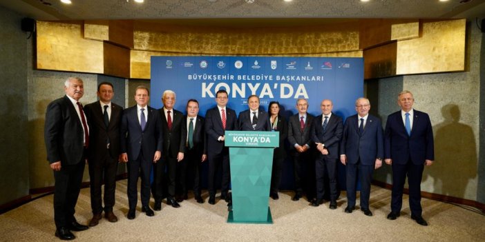 CHP'li 11 Büyükşehir Başkanından Konya Deklarasyonu