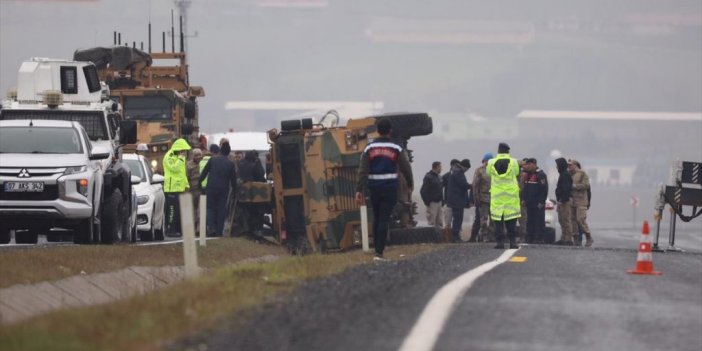 Diyarbakır'da Askeri Araç Devrildi, 6 Asker Yaralandı