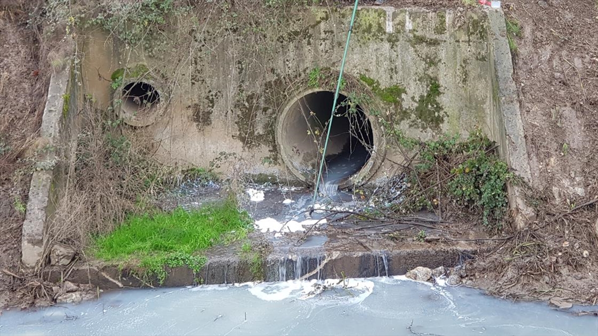 Kocaeli'de Kiraz Deresi'ni Kirleten Firma Hakkında Faaliyetten Men Kararı