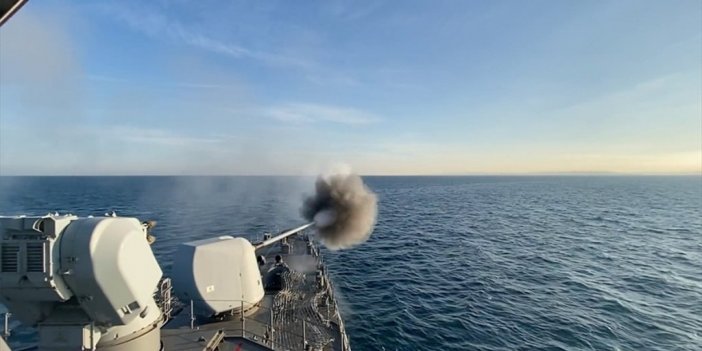 Deniz Ve Hava Kuvvetlerinden Ege Denizi'nde Fiili Silah Eğitimi