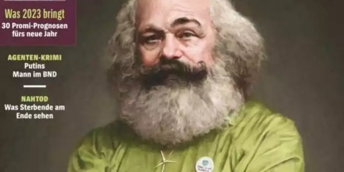 Tartışma yaratan Marx kapağı...