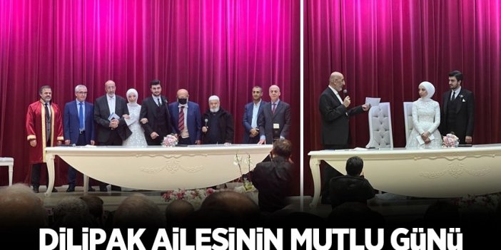 Dilipak’ın kızı Ahsen Büşra dünyaevine girdi