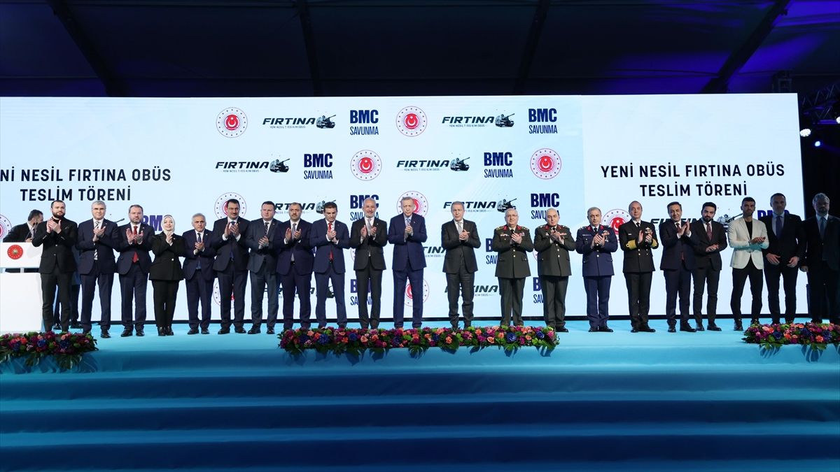 Yeni Nesil Fırtına Obüsleri Tsk'ya Teslim Edildi