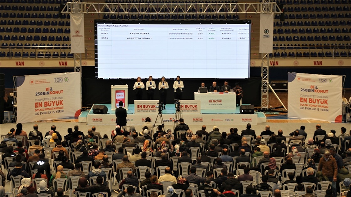 "ilk Evim, İlk İş Yerim" Projesinde 67 Günde 58 İlin Kura Çekimi Tamamlandı