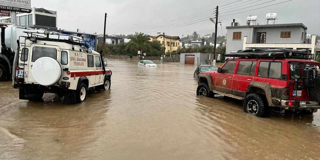 Kktc Genelinde Sağanak Yaşamı Olumsuz Etkiliyor