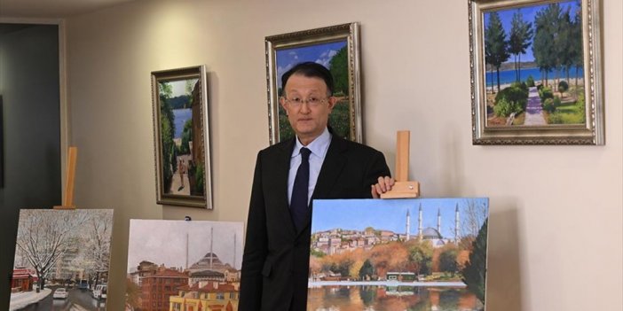 Japon Diplomat Aoyama'nın Resimle "manevi Eğitim" Yolculuğu