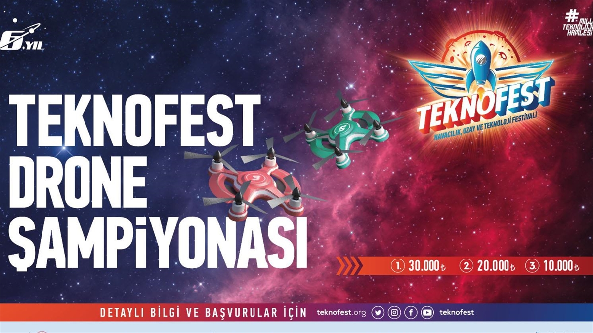 Teknofest Drone Şampiyonası'na Başvurular Yarın Sona Erecek