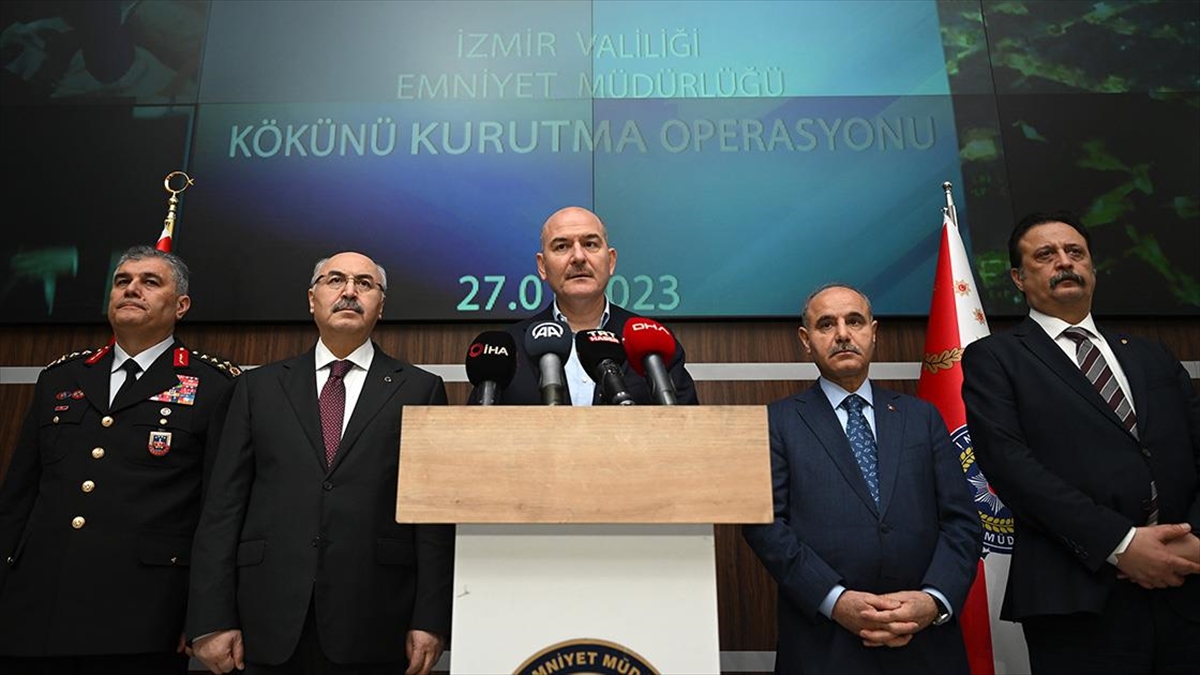 Bakan Soylu:  Kökünü Kurutma Operasyonu'nda 225 Hedefin 202'sine Ulaştık