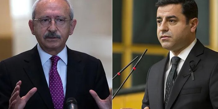 Demirtaş'ın sorusunu canlı yayında Kılıçdaroğlu böyle cevapladı