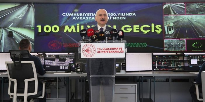 Avrasya Tüneli'nden 100 Milyonuncu Araç Geçti