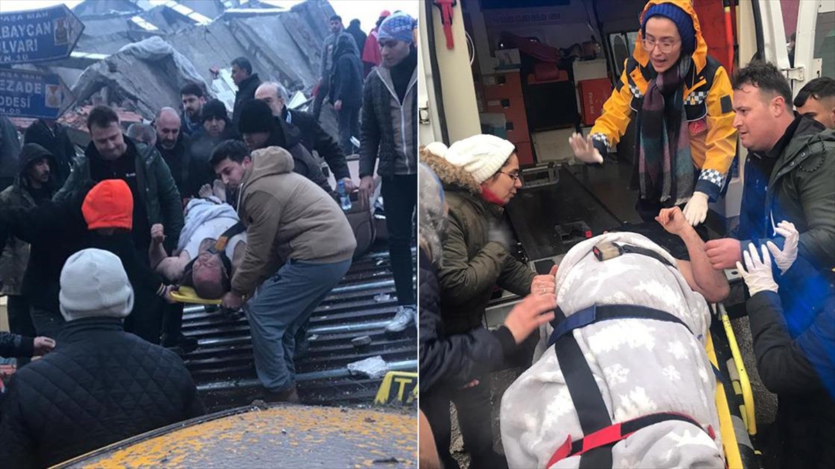 Kahramanmaraş'taki İki Enkazdan İki Kişi Kurtarıldı