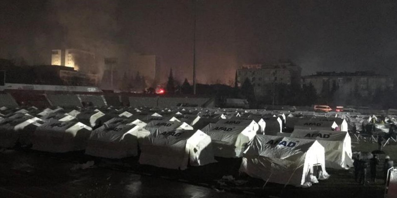 Kahramanmaraş'ta Depremzedelere destek!